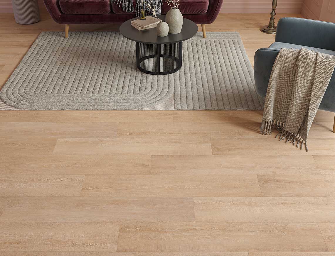 Morning Breeze 2.5mm Straight Glue Down LVT