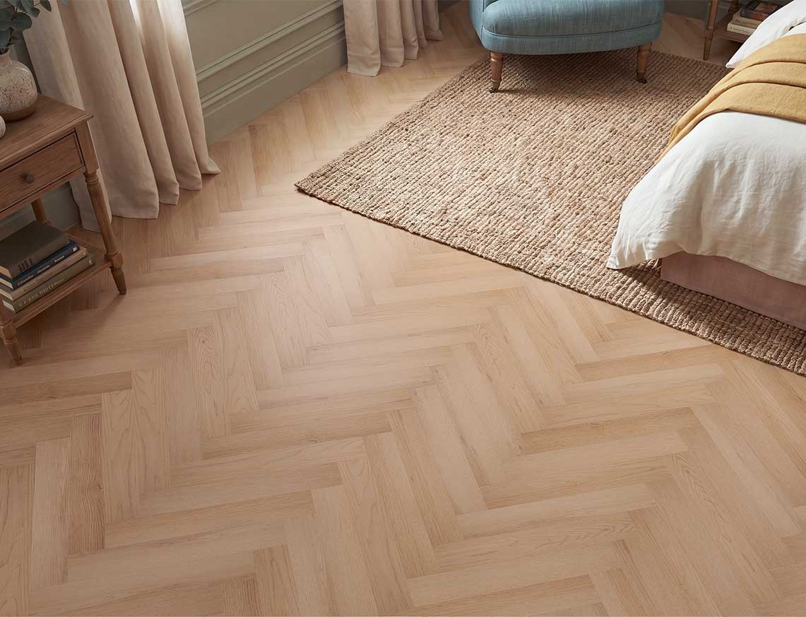 Sun Trap 2.5mm Herringbone Glue Down LVT