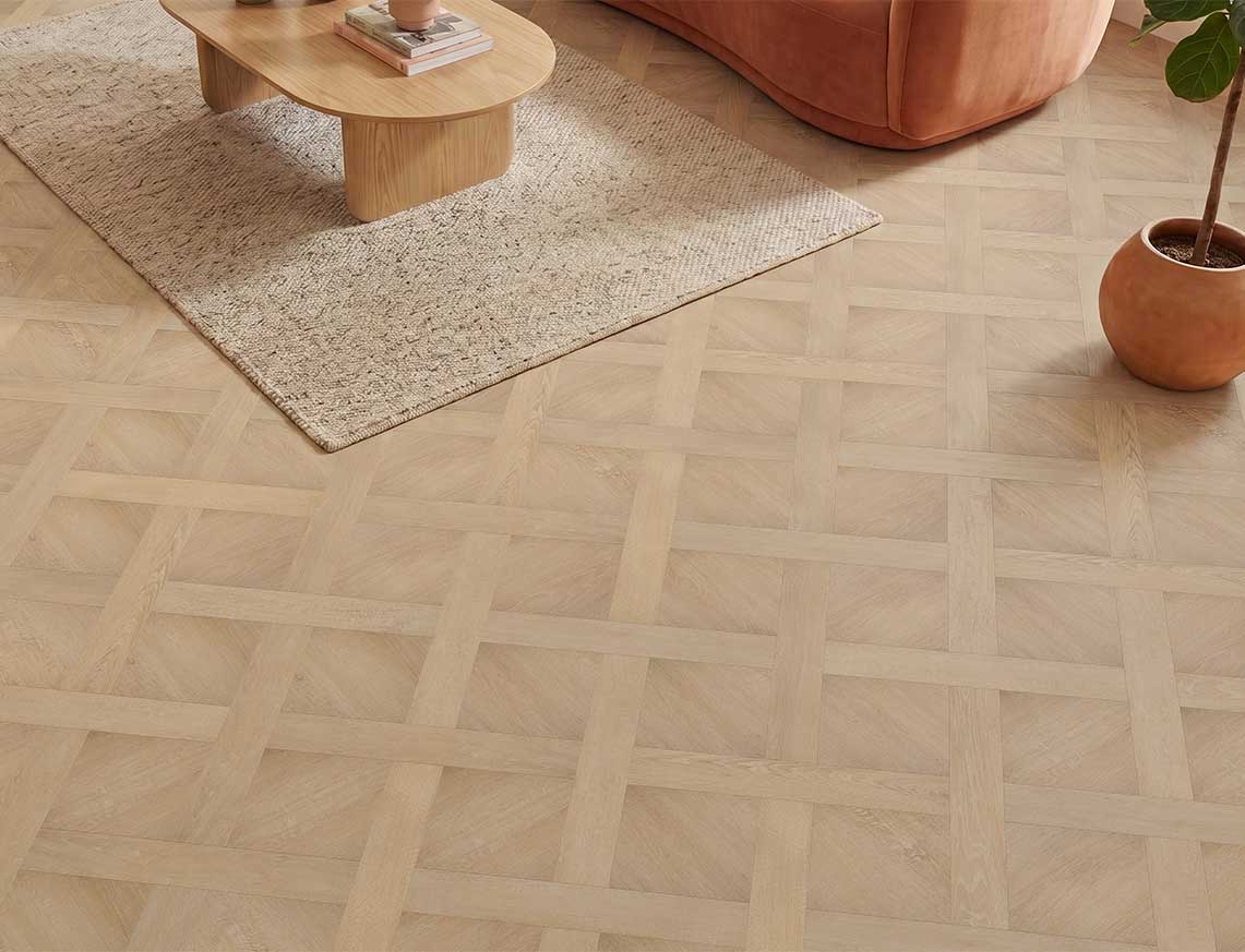 Crowd Pleaser 2.5mm Basket Weave Glue Down LVT