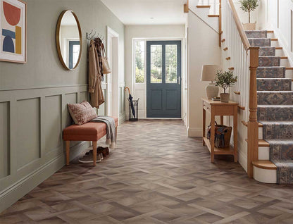 Last Chapter 2.5mm Basket Weave Glue Down LVT
