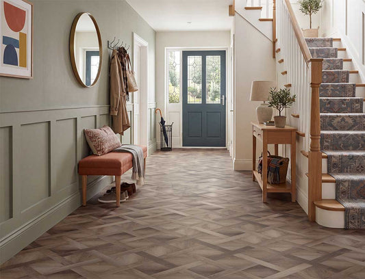 Last Chapter 2.5mm Basket Weave Glue Down LVT