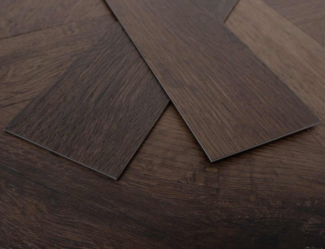 Slow Roasted 2.5mm Basket Weave Glue Down LVT