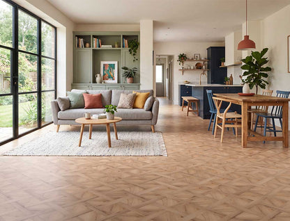 Golden Hour 2.5mm Basket Weave Glue Down LVT
