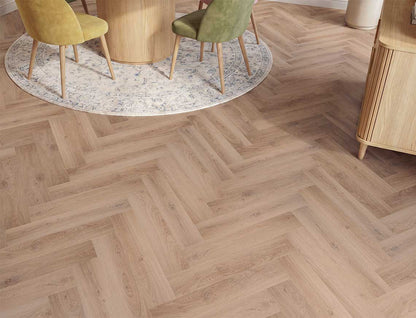 Sticky Toffee 3mm Herringbone Glue Down LVT