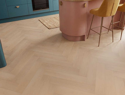 Afterglow 3mm Herringbone Glue Down LVT
