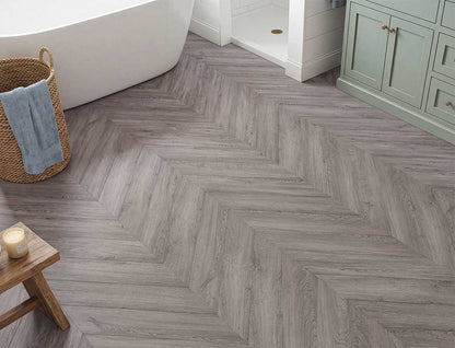 Baby Steps 3mm Chevron Glue Down LVT