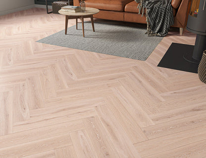 Velour Oak 8mm Herringbone Waterproof Click Vinyl