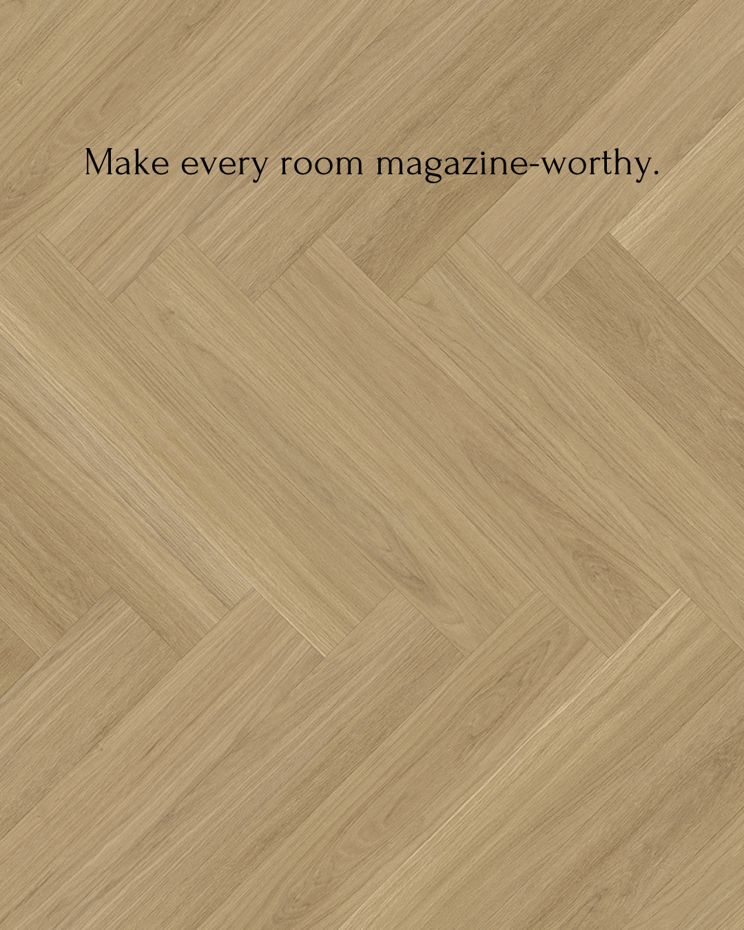 Parador Oxford Oak Natural 5.0mm Herringbone Waterproof Click Vinyl
