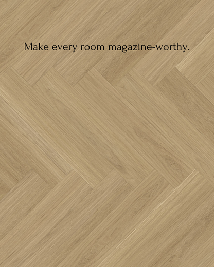 Parador Oxford Oak Natural 5.0mm Herringbone Waterproof Click Vinyl