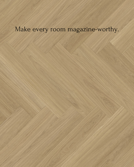 Parador Oxford Oak Natural 5.0mm Herringbone Waterproof Click Vinyl