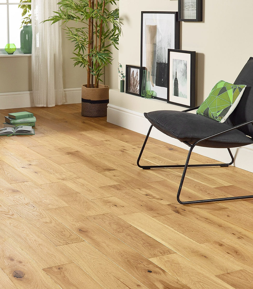 Natural Brushed & Oiled Engineered Oak 150mm