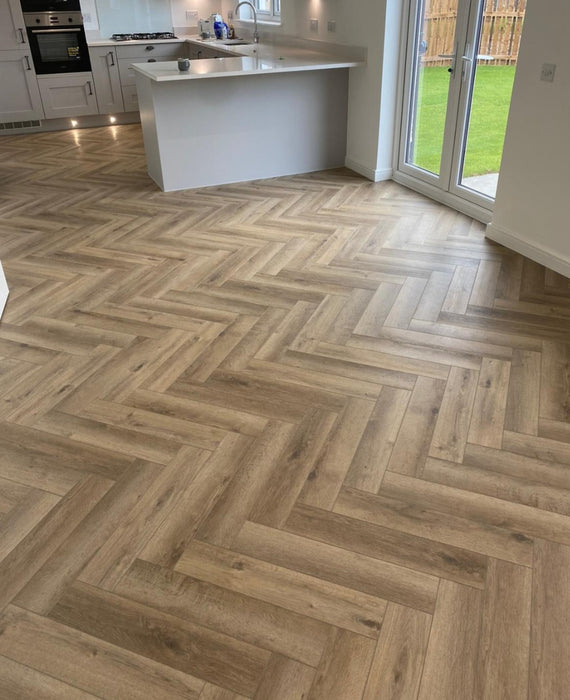 Lamett Yukon Herringbone Flooring ( LVT )