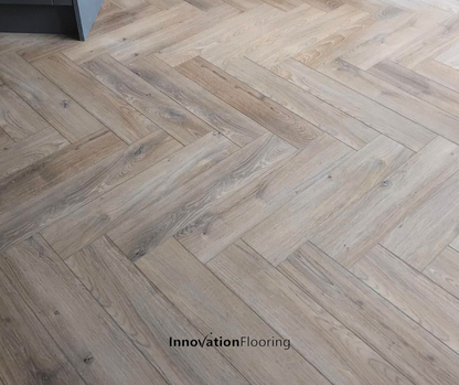 Sunkissed Timber 5.0mm Herringbone Waterproof Click Vinyl