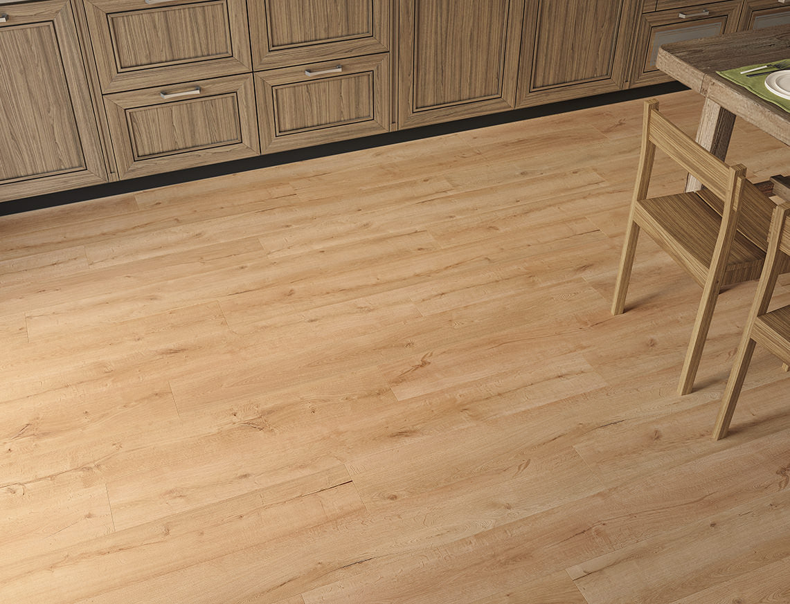 Smoked Pearl Oak 8mm Unilin Herringbone Waterproof Click Vinyl