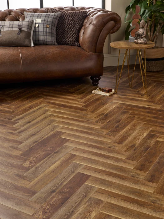 Aged Oak 12mm Herringbone Laminate