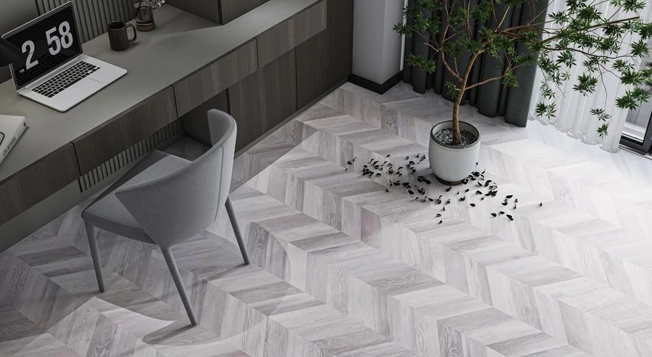 Prestona 8mm Chevron Staight Laminate