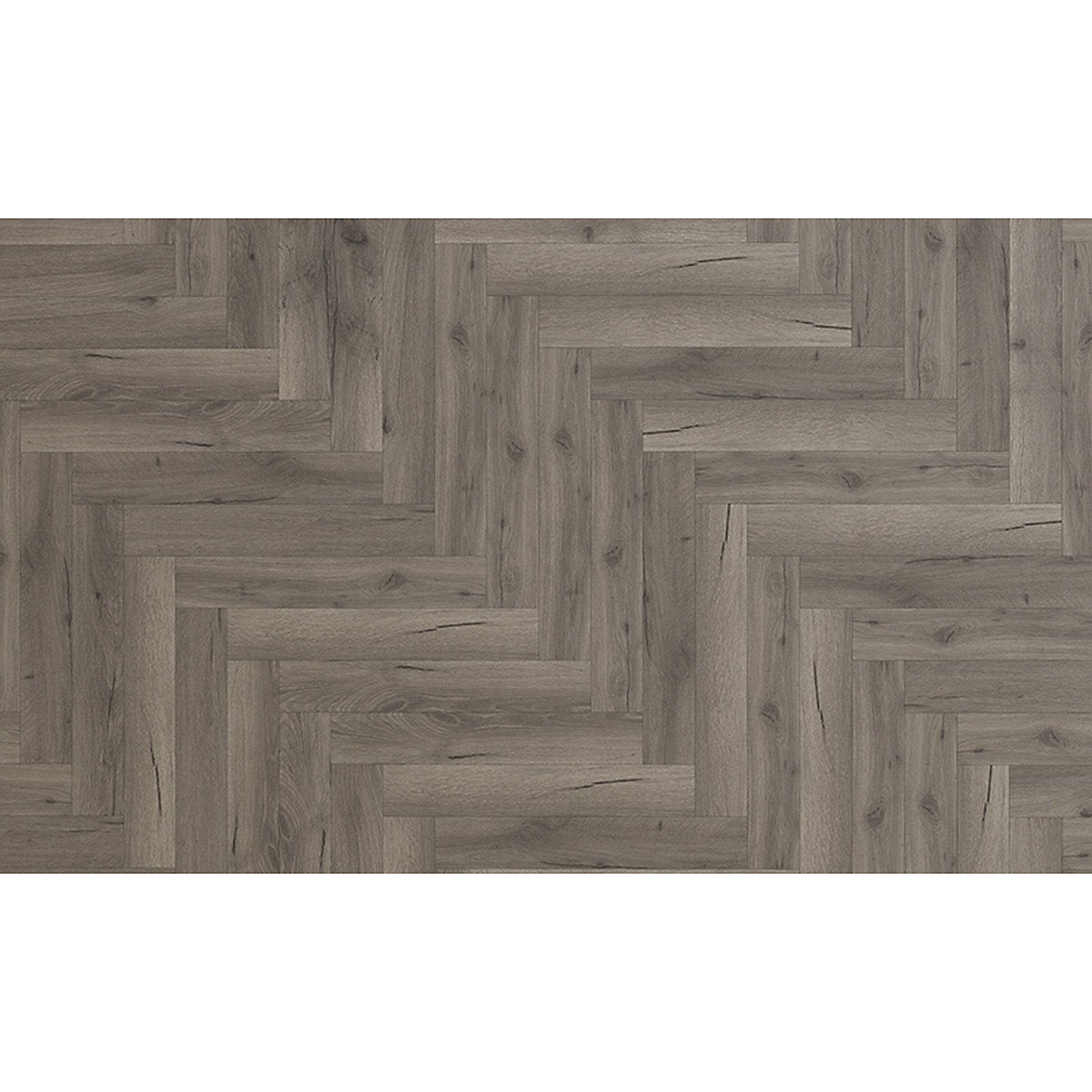 Dark Grey Oak 8mm Herringbone Laminate