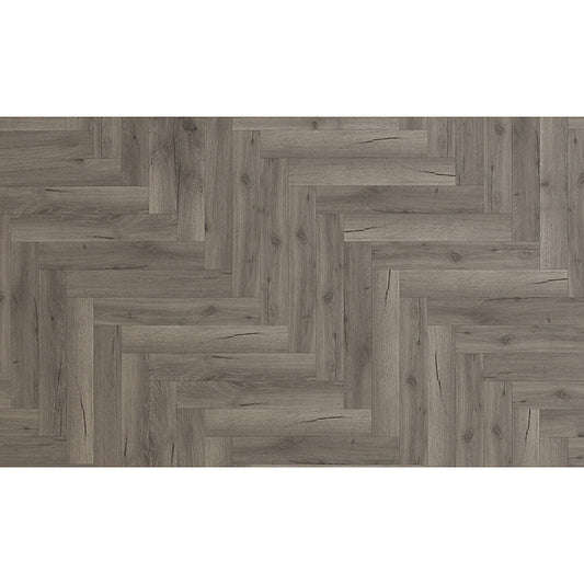 Dark Grey Oak 8mm Herringbone Laminate