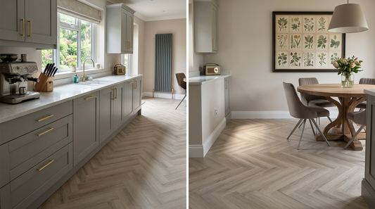Blonde Oak 5.0mm Herringbone Waterproof Click Vinyl