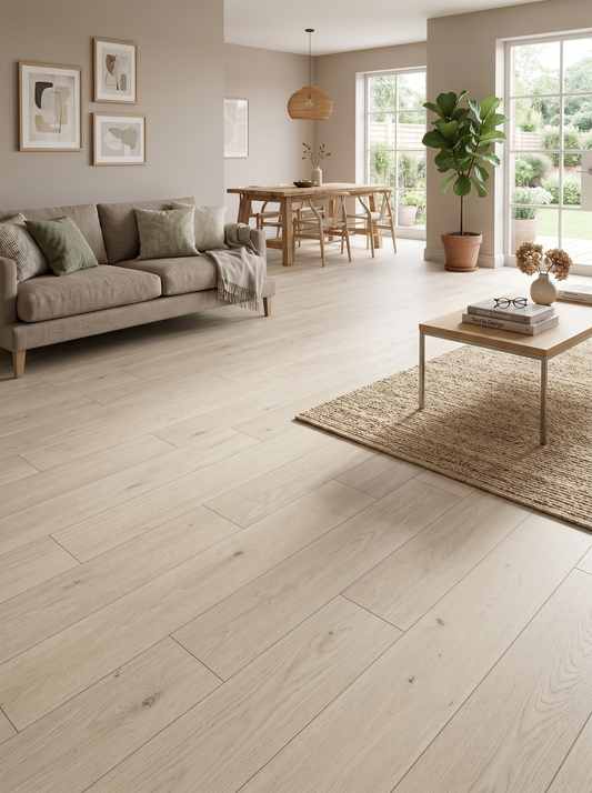Wheat Premium 12mm Straight Laminate