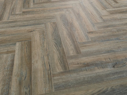 Tawny Oak 5.0mm Herringbone Waterproof Click Vinyl