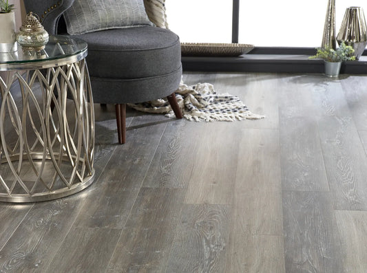 Aspen Grey 5.0mm Straight Waterproof Click Vinyl