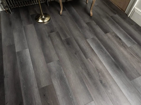 Smoked Charcoal 5.0mm Straight Waterproof Click Vinyl