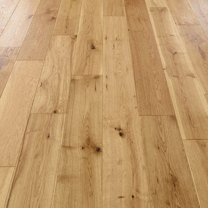 Natural Brushed UV Lacquered 14/3 x 125mm Cognac Oak Straight Engineered