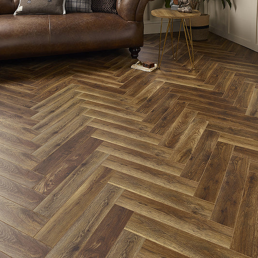 Manor House Oak 12mm Herringbone Laminate