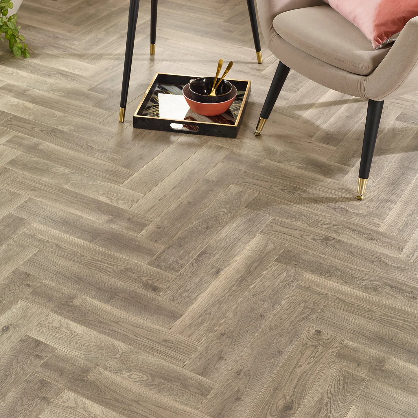 Regent Oak 12mm Herringbone Laminate