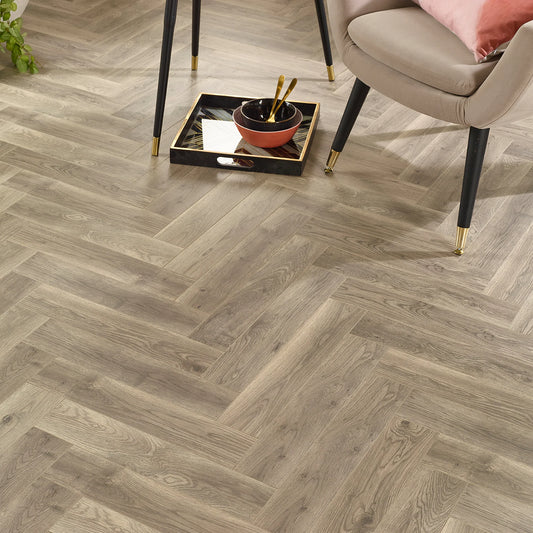 Regent Oak 12mm Herringbone Laminate