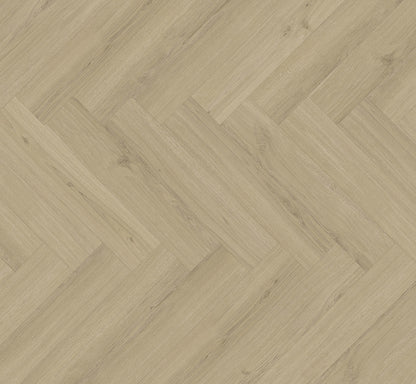 Parador Oxford Oak Regent Beige 5.0mm Herringbone Waterproof Click Vinyl