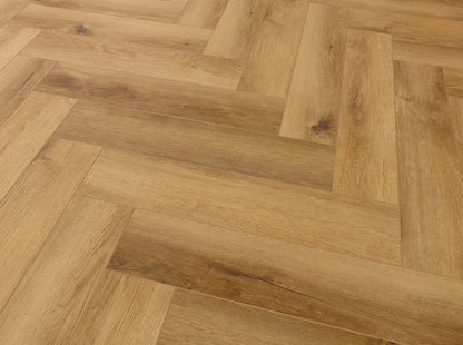 Golden Rye 5.0mm Herringbone Waterproof Click Vinyl