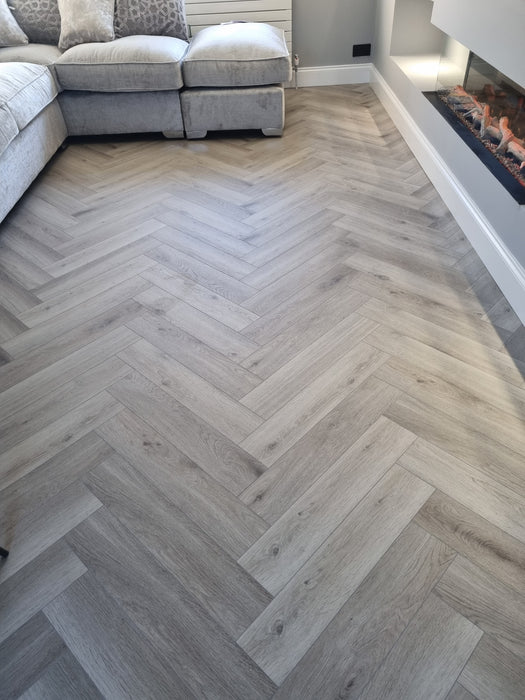 8mm Herringbone Water Resistant Laminate.